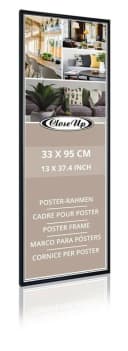 Close Up Posterrahmen 33 x 95 cm Schwarz Kunststoff Bild 2