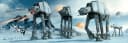 Star Wars Poster AT-AT Fight Langbahnposter Hoth Schlacht Bild 2