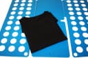 Close Up T-Shirt Folder Wäschefalter Faltbrett Hemdenfalter Blau Bild 5