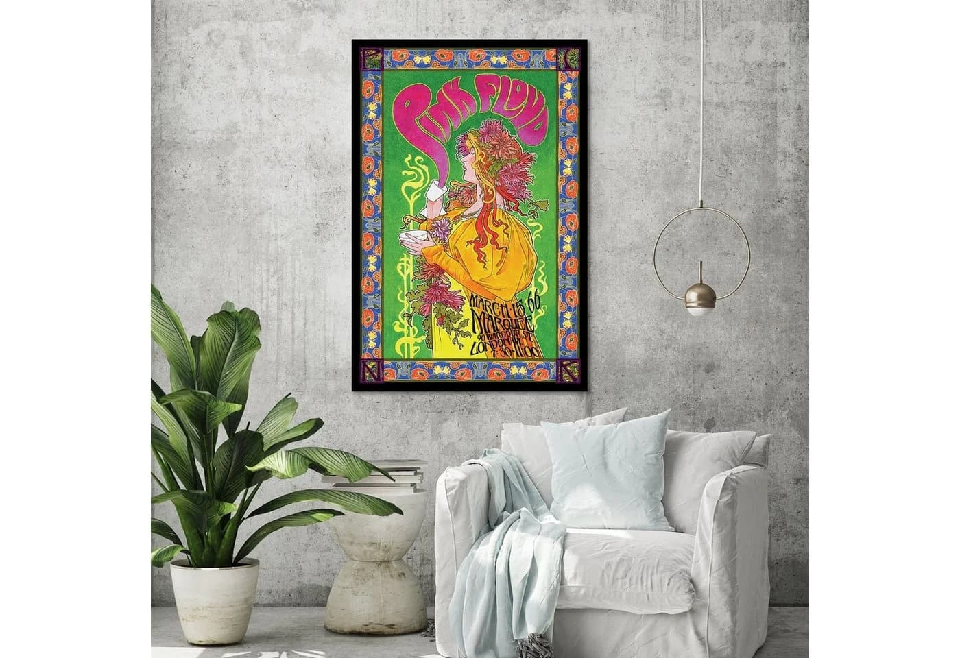 Close Up Pink Floyd Poster Bob Masse Tourplakat