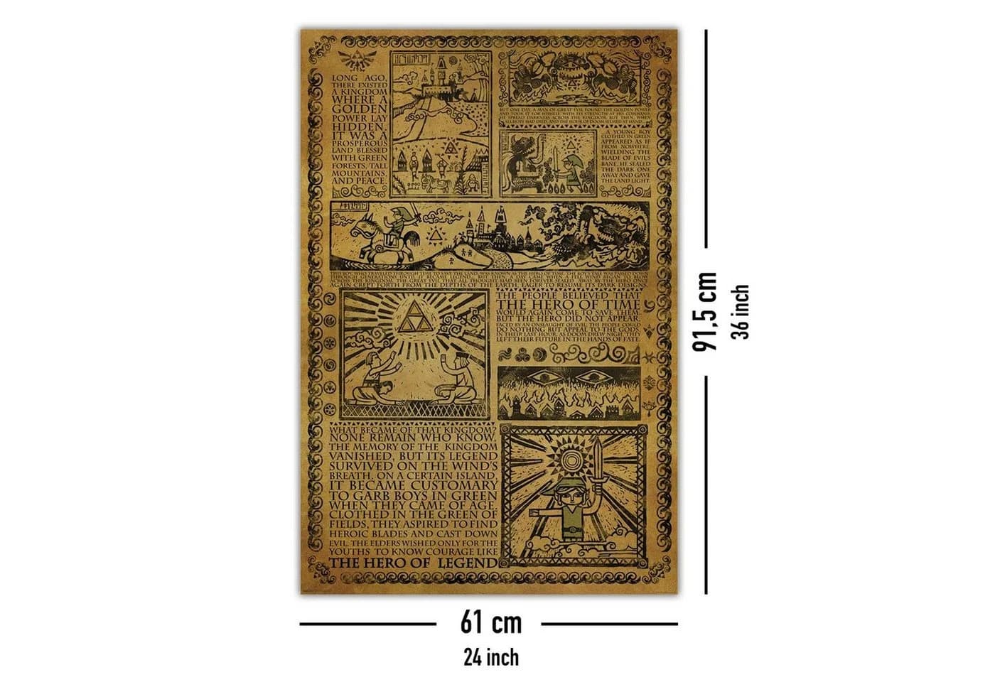 Pyramid Poster The Legend of Zelda Story of the Hero 61 x 91,5 cm - Bild 5