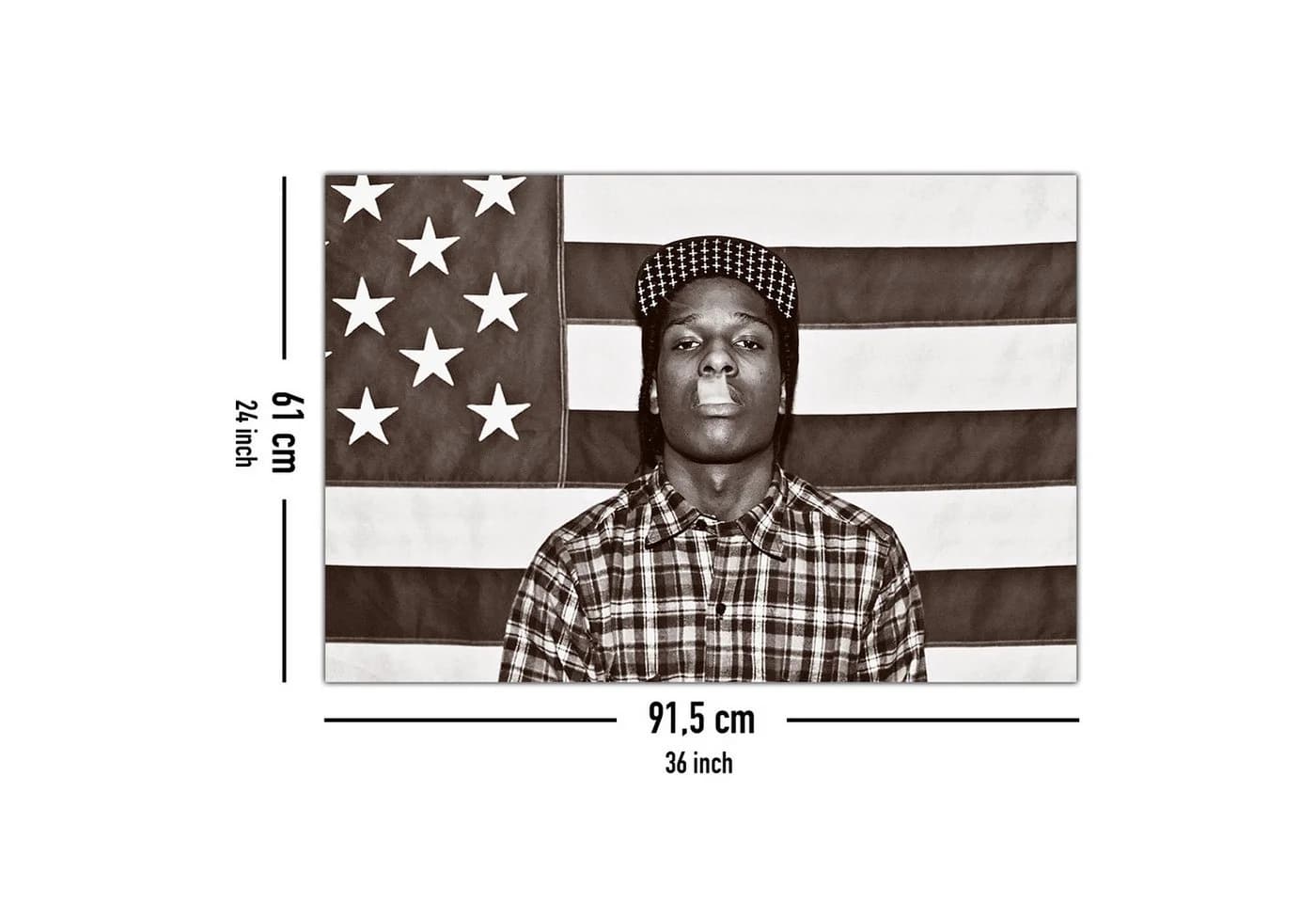 Close Up Poster ASAP Rocky 91,5 x 61 cm Urban - Bild 5