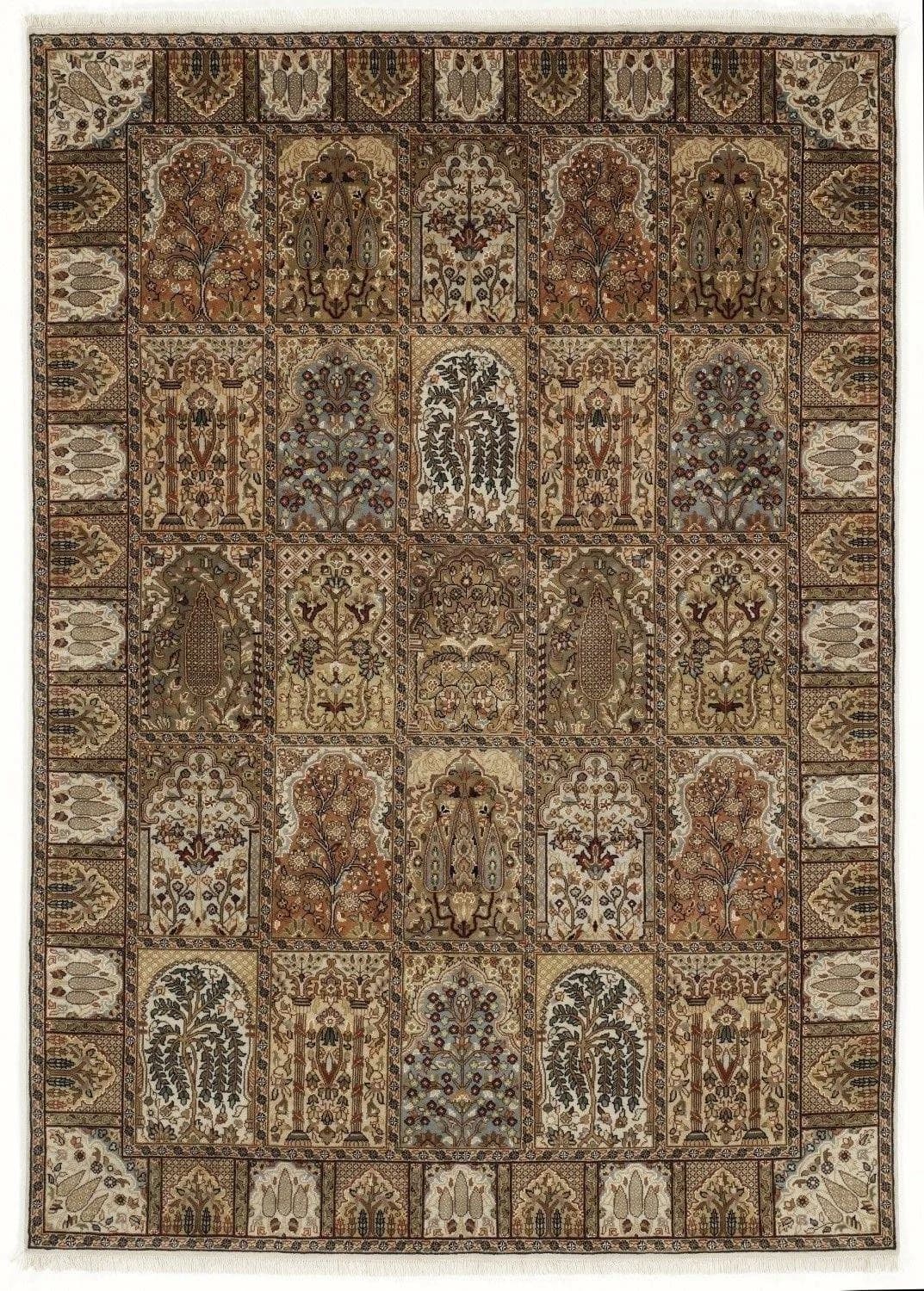 OCI SONAM BAKHTYARI Orientteppich Beige Schurwolle Seide