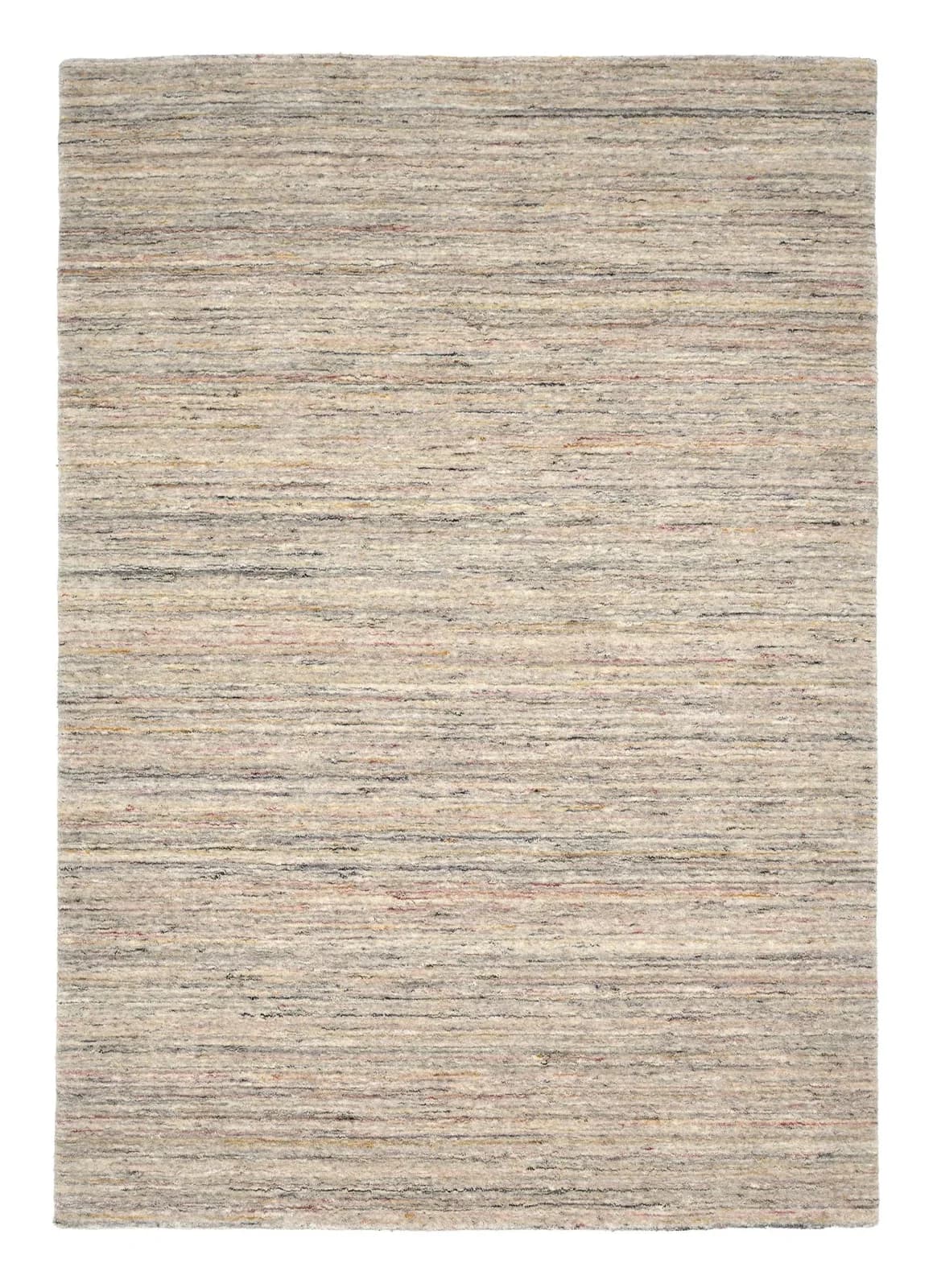 Teppich HAPPINESS 100% Schurwolle Beige-Multicolor