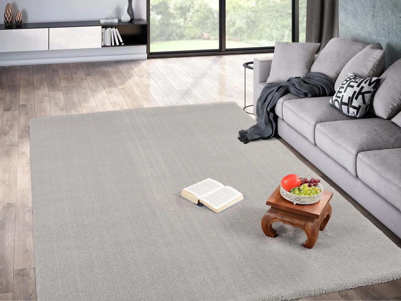 OCI Hochflor-Teppich Soft Dream Grau 80x150 cm