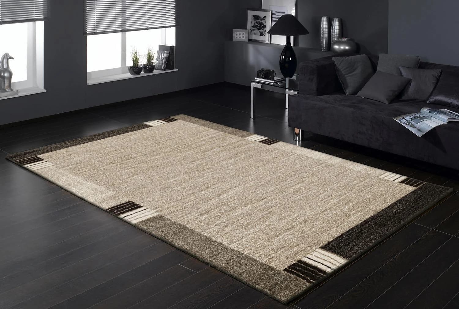 OCI Teppich Castle Flora Beige/Braun 200x290 cm Polypropylen