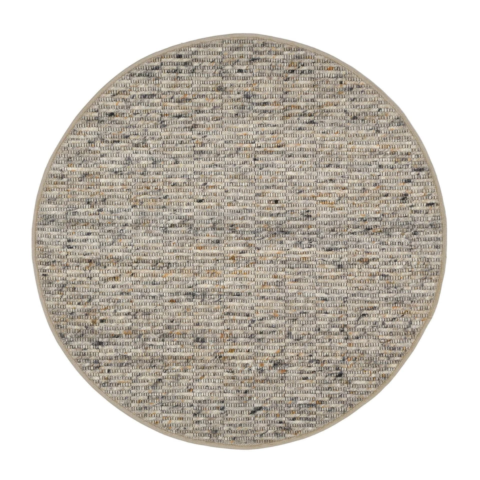 OCI Teppich ATRIUM HANDWEB Beige Rund Handweb