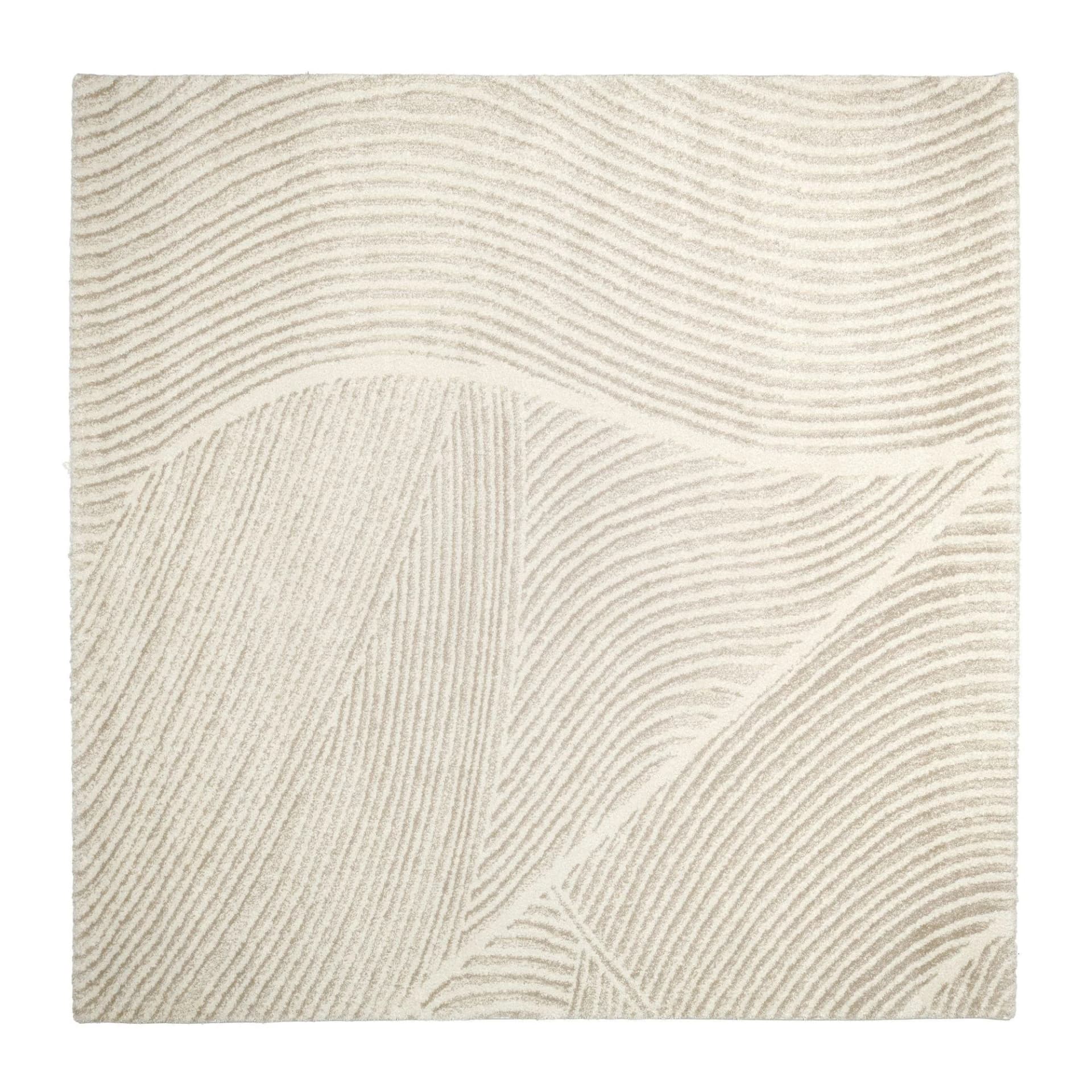 OCI Teppich LIV PATH Beige/Grau Quadratisch 200x200 cm