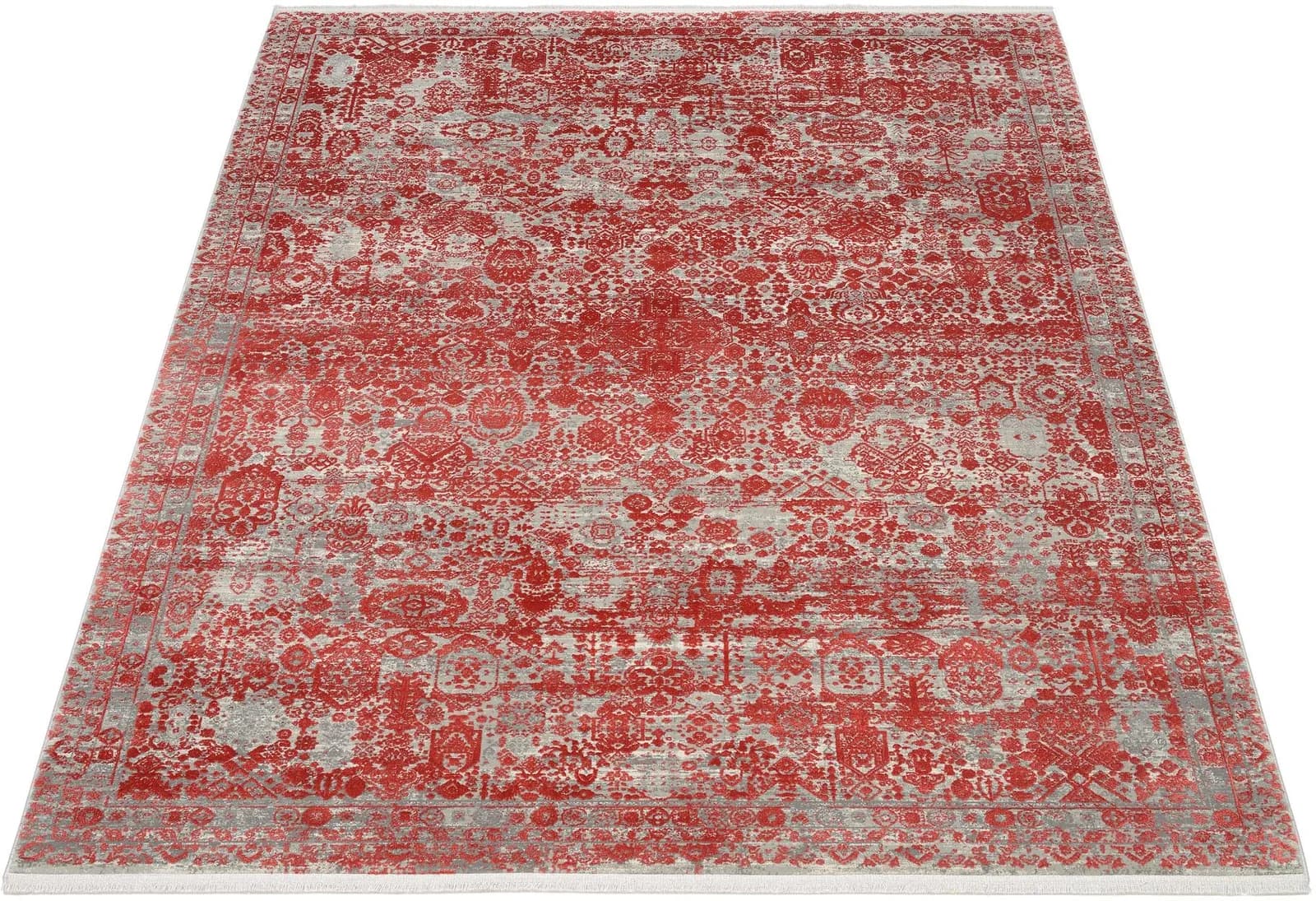OCI Teppich COLOUR TADI Rot Vintage Design 140x200 cm