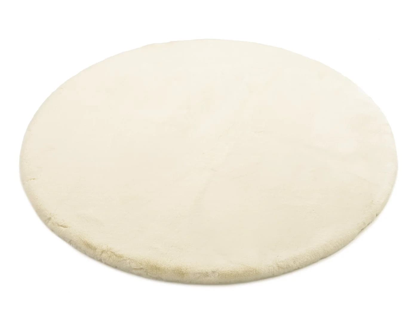 OCI ALISSA Hochflor-Teppich Beige Polyester Rund - Bild 2