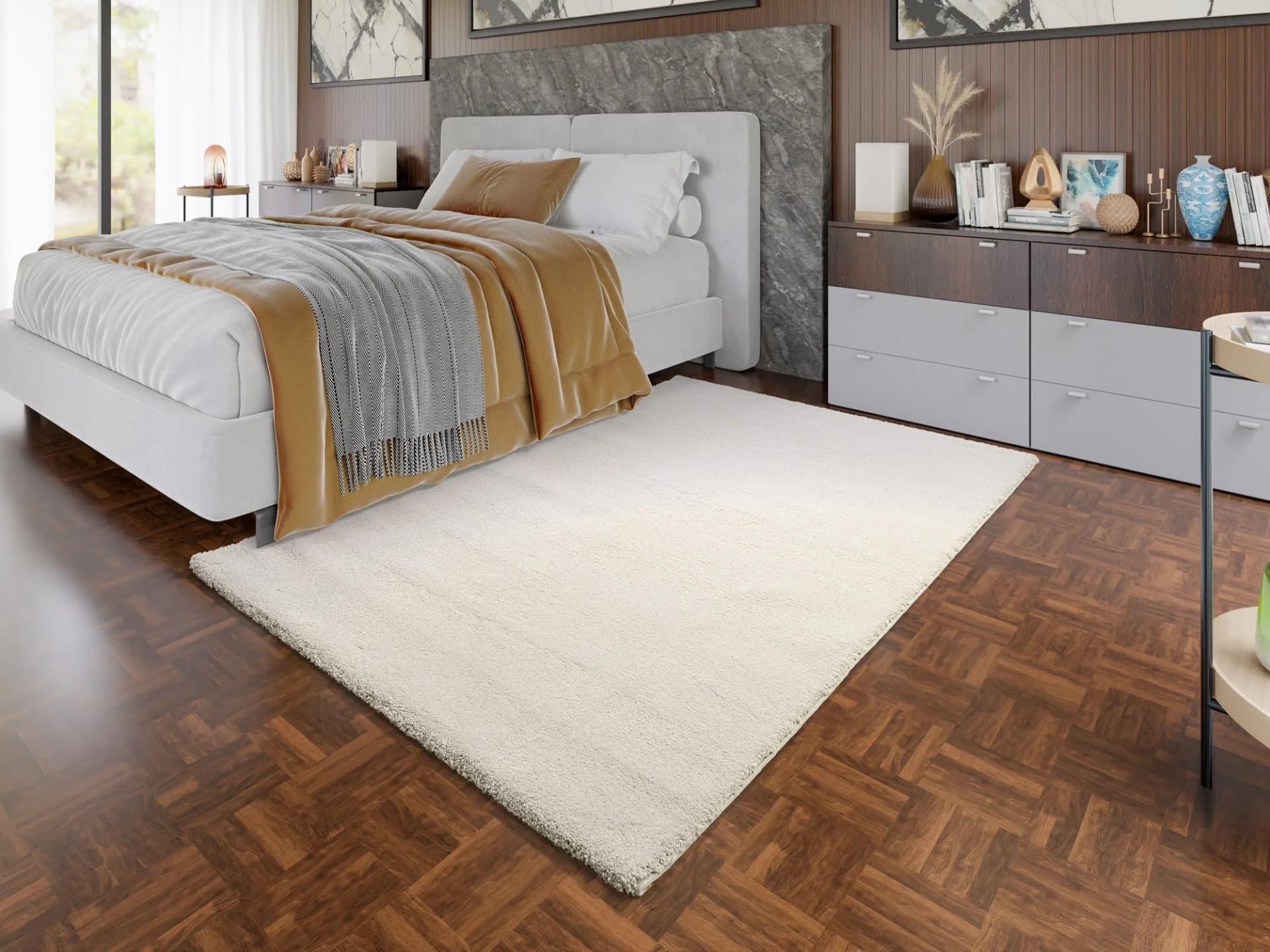 OCI Teppich NEW VILLA MELANGE Weiß Grau Beige Polypropylen