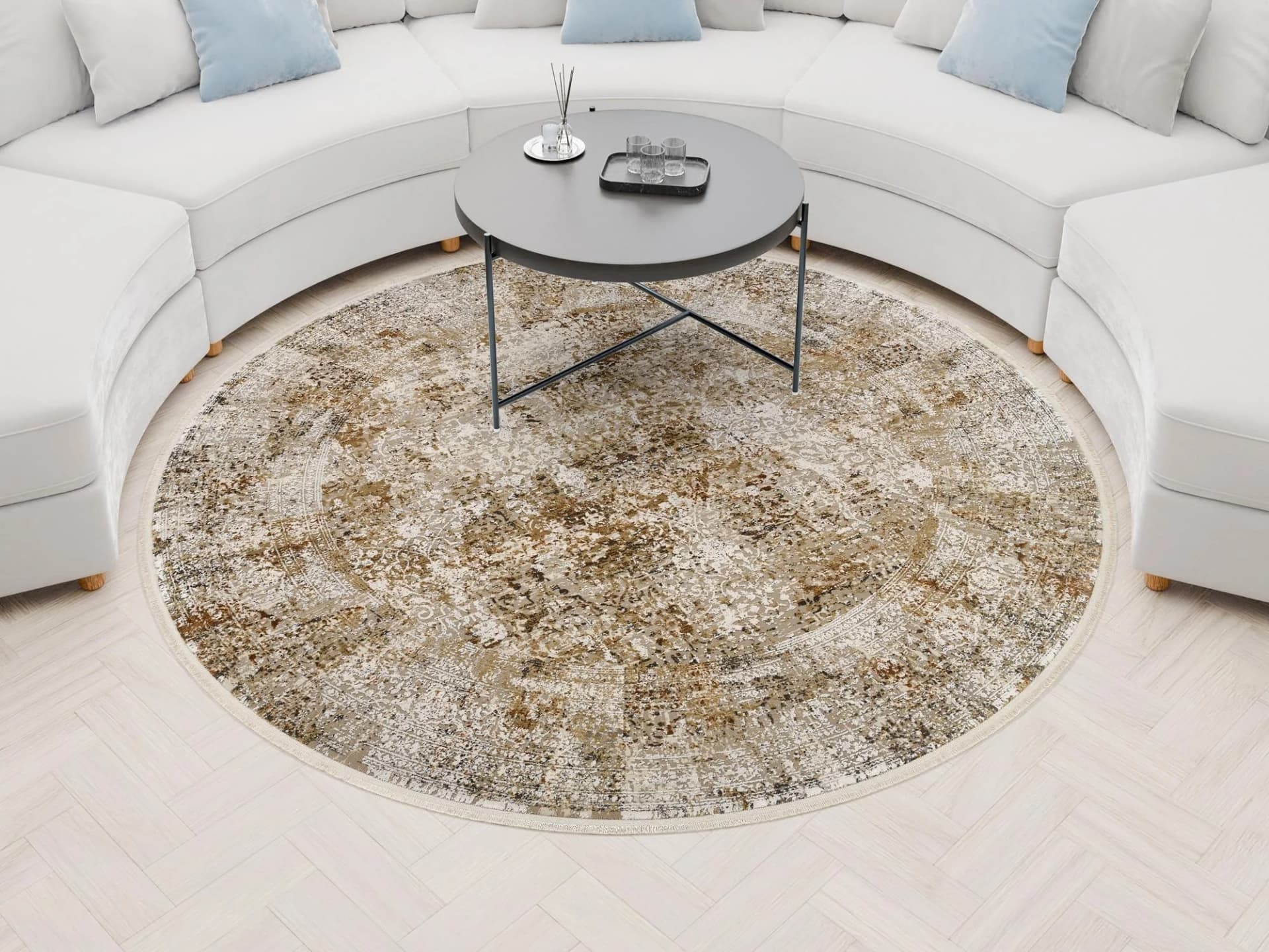 OCI BESTSELLER CAVA Teppich Beige Gemustert