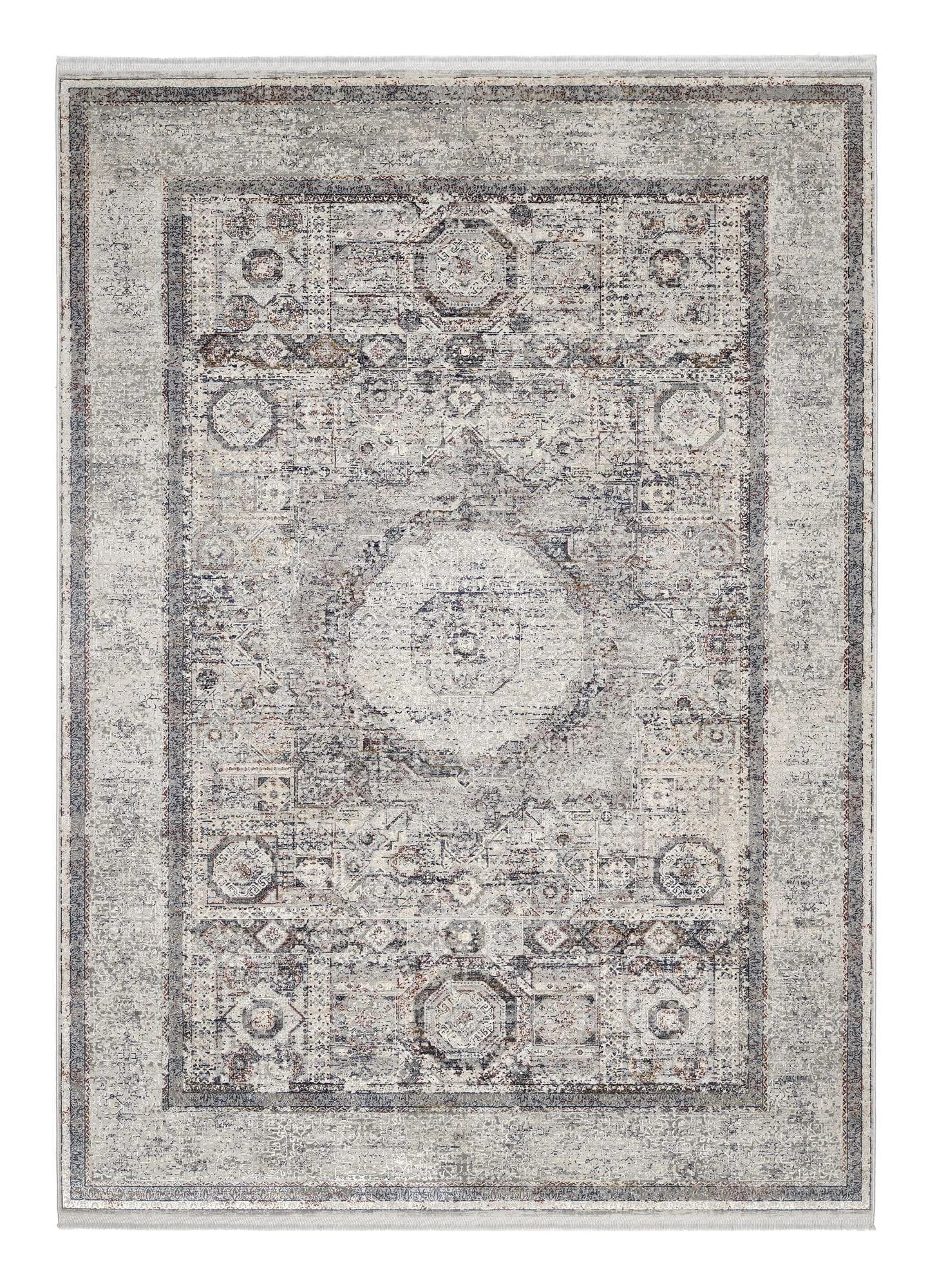 OCI Teppich MYSTIC BAZAAR Modern Grau-Bunt 3D-Optik