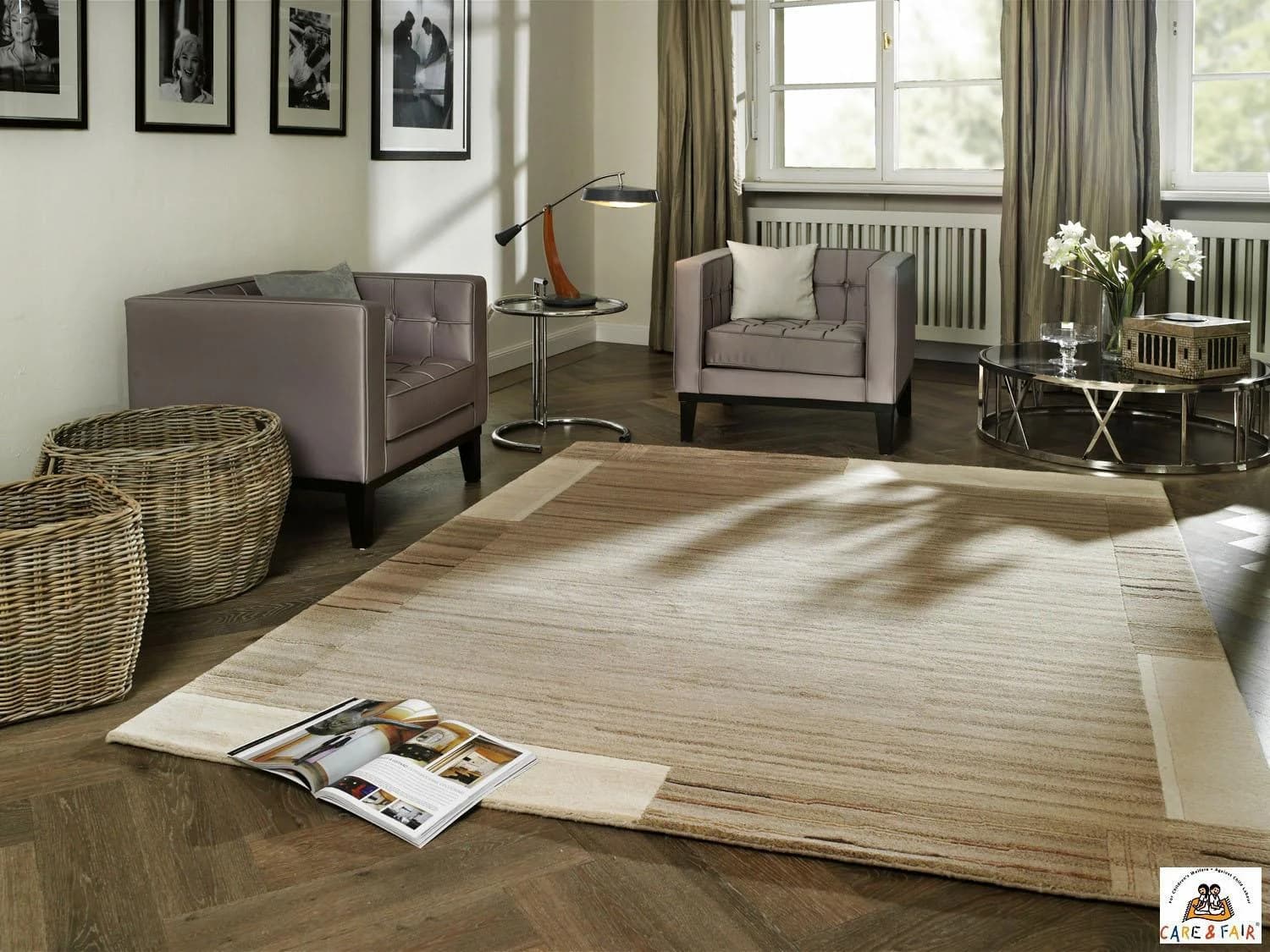 OCI Savana Kite Wollteppich Beige Orientalisch