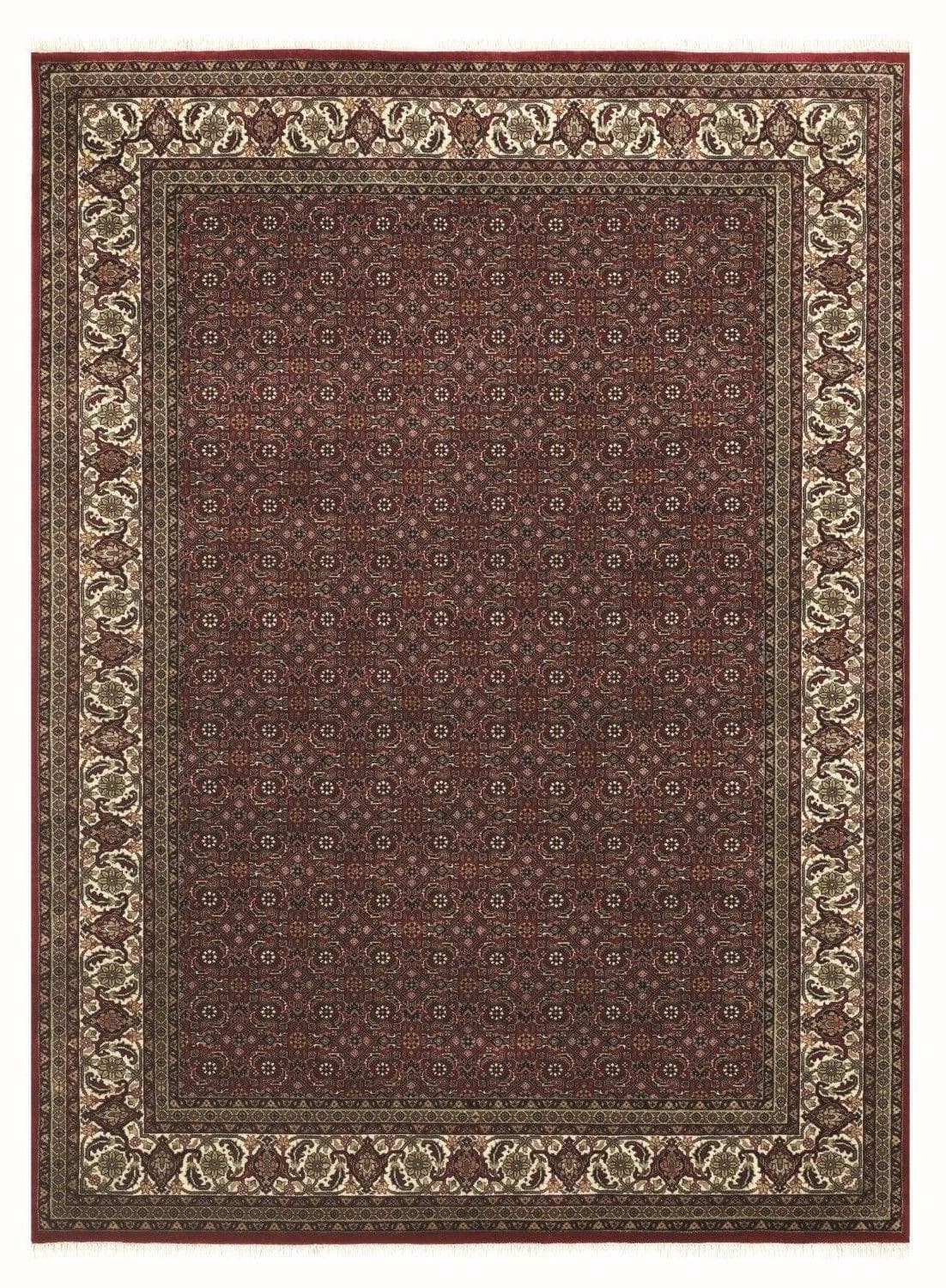 Orientteppich Kamaro Herati Rot Creme Wolle 140x70cm