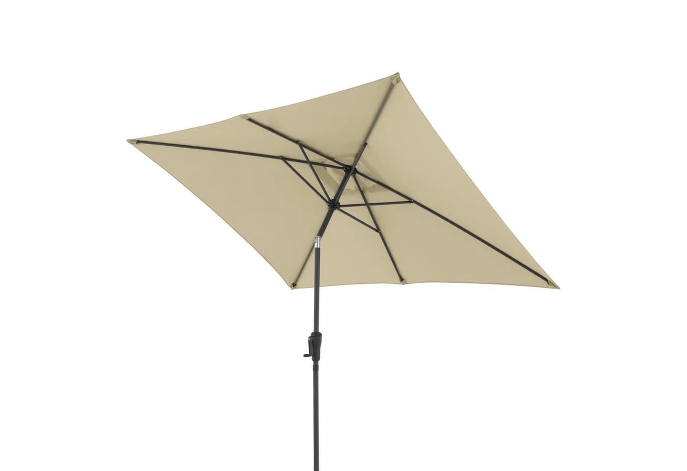 doppler® LIFE Lift Sonnenschirm 250x200 cm Beige Aluminium