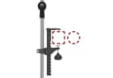 Doppler Balkonklammer Universal für Sonnenschirm 22-32 mm Stahl Bild 1