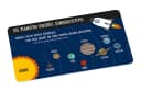 Geda Labels Frühstücksbrett Sonnensystem Melamin Dunkelblau Bild 2