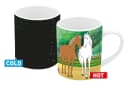 Geda Labels GmbH Tasse Farbwechsel Bibi und Tina Schwarz Keramik 250ml Bild 2