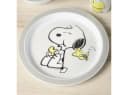 Geda Labels GmbH Frühstücksteller Snoopy 2er Set 21,5 cm grau/weiß Bild 1
