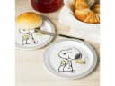 Geda Labels GmbH Frühstücksteller Snoopy 2er Set 21,5 cm grau/weiß Bild 3