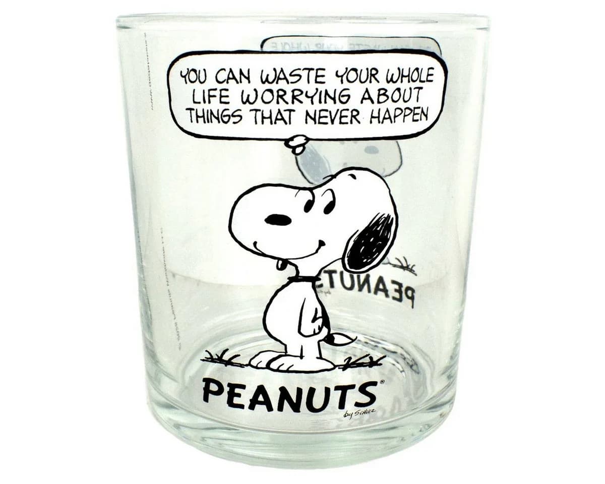 Geda Labels Snoopy Trinkgläser Set 2-tlg. Glas bunt