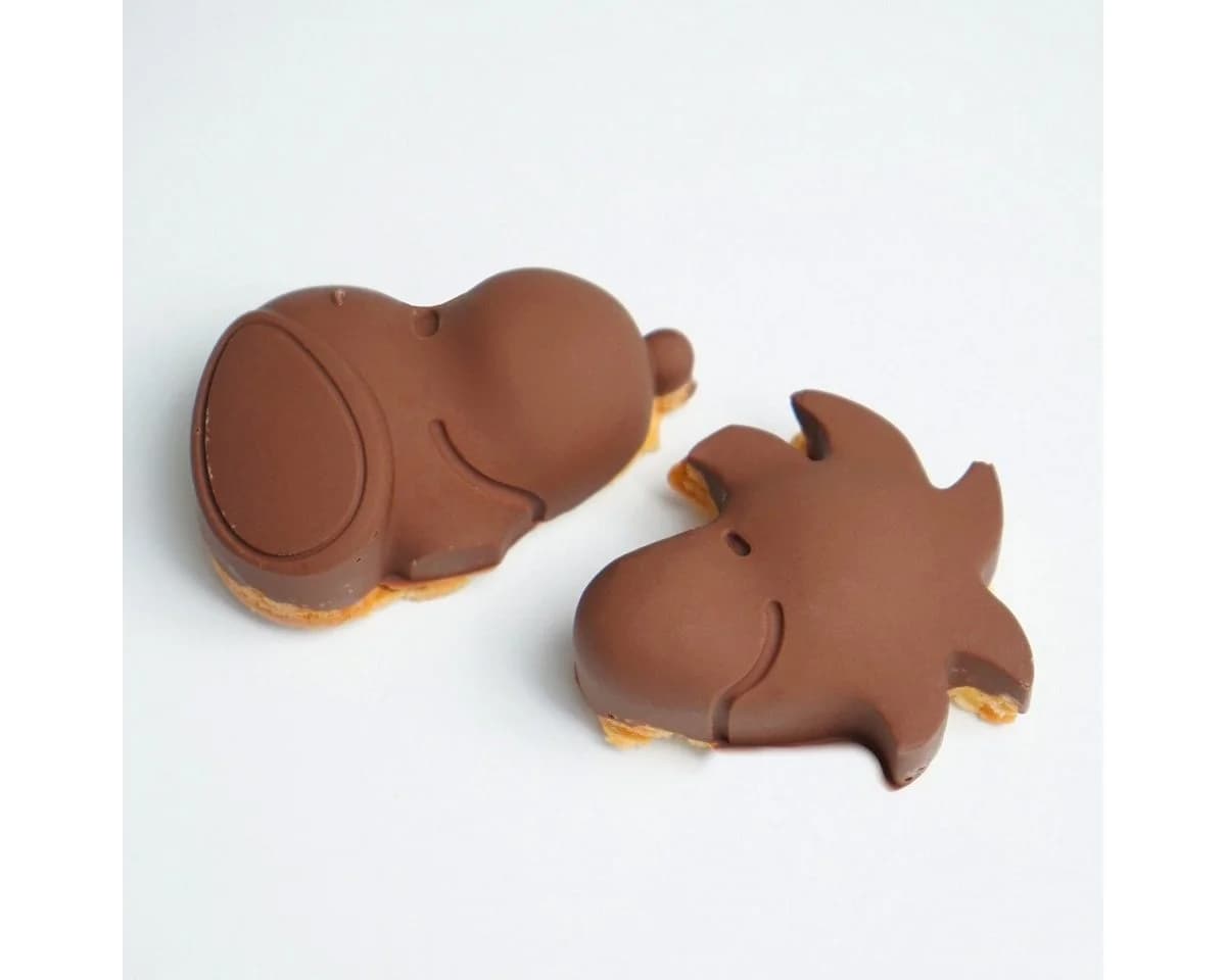 Geda Backform Snoopy & Woodstock grau Silikon