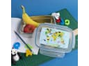 Geda Labels Edelstahl Lunchbox 850ml Hellblau mit Clipverschluss Bild 3