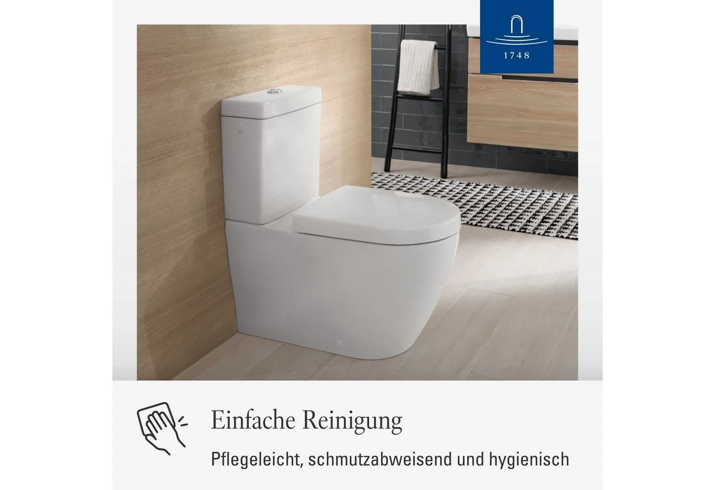 Villeroy & Boch Subway 2.0 WC-Sitz 9M68S101 Scharniere Edelstahl, weiss, mit SoftClosing - Bild 4