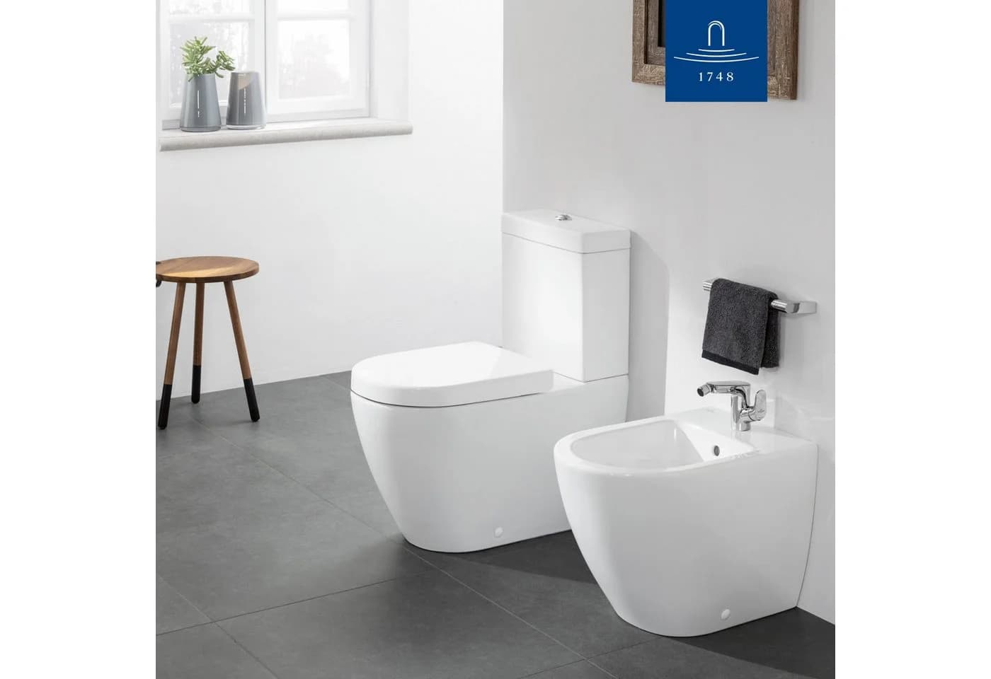 Villeroy & Boch Subway 2.0 WC-Sitz 9M68S101 Scharniere Edelstahl, weiss, mit SoftClosing - Bild 5