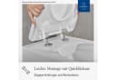 Villeroy & Boch Subway 9M55S101 WC Sitz Softclosing Scharniere Edelstahl, weiß Bild 3