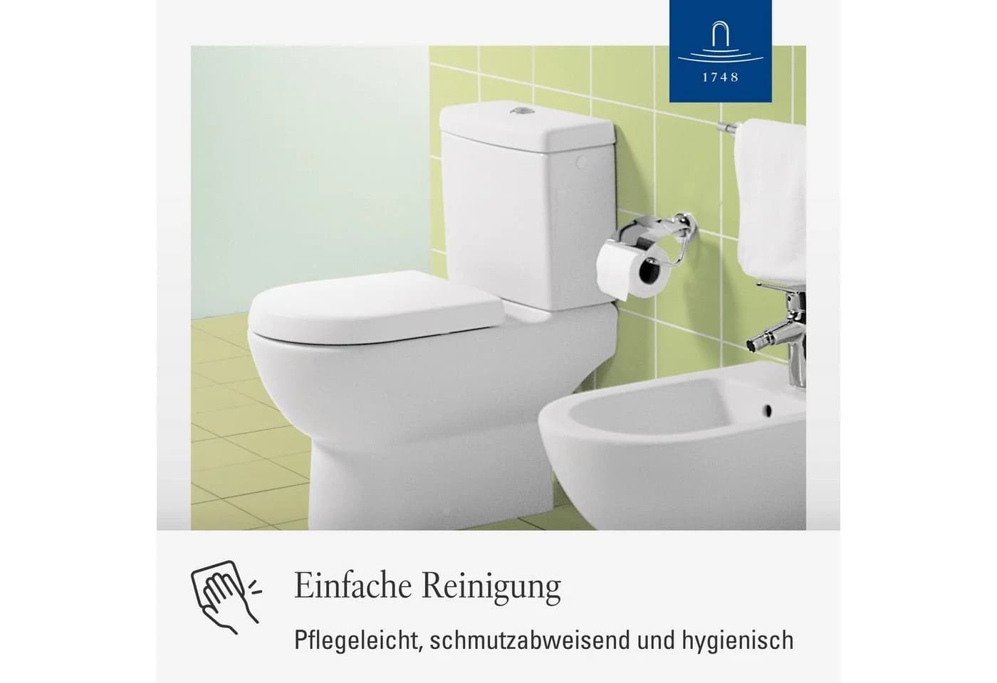 Villeroy & Boch Subway 9M55S101 WC Sitz Softclosing Scharniere Edelstahl, weiß - Bild 4