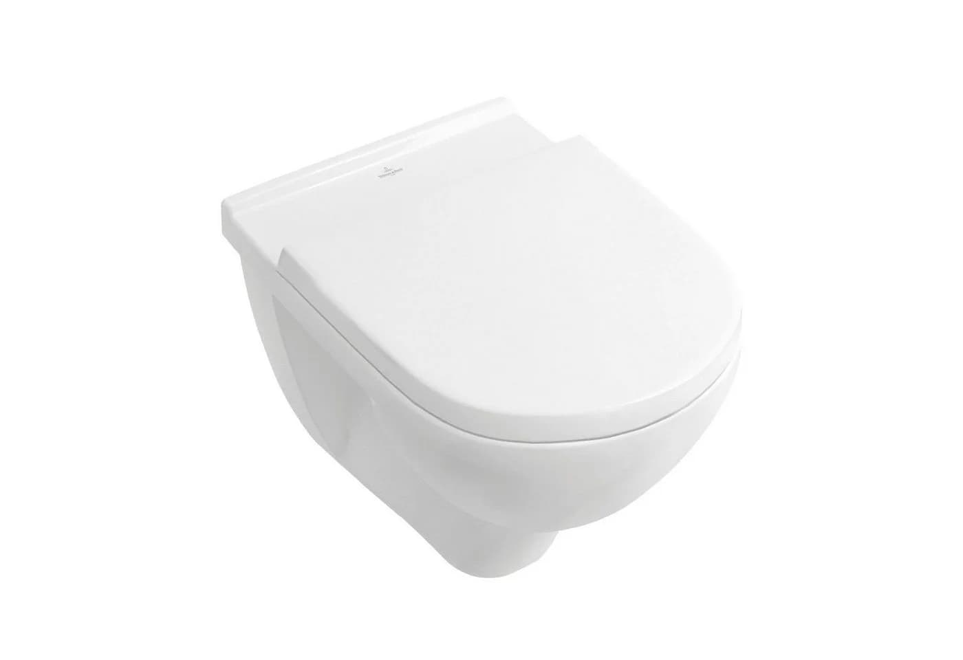 Villeroy & Boch O.Novo WC-Komplettset spülrandlos mit WC-Sitz Weiß Alpin