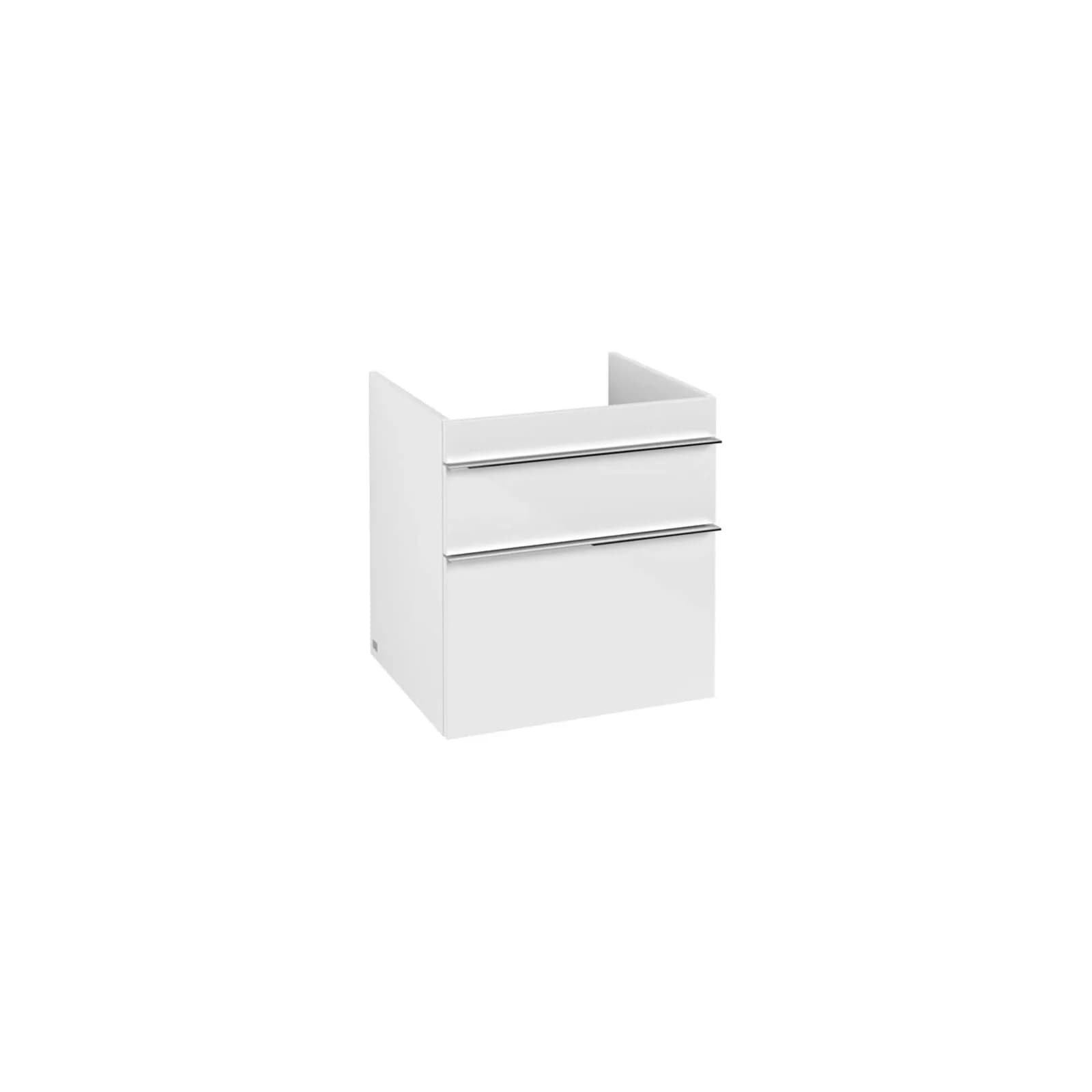 Villeroy & Boch Venticello XXL Waschtischunterschrank Glossy White Chrom