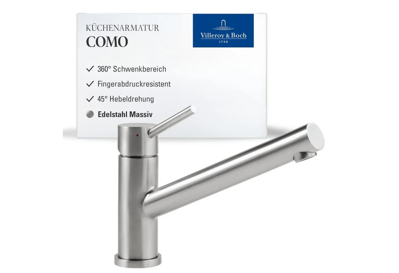 Villeroy und Boch Küchenarmatur Como X 927500LC Edelstahl massiv - Bild 2