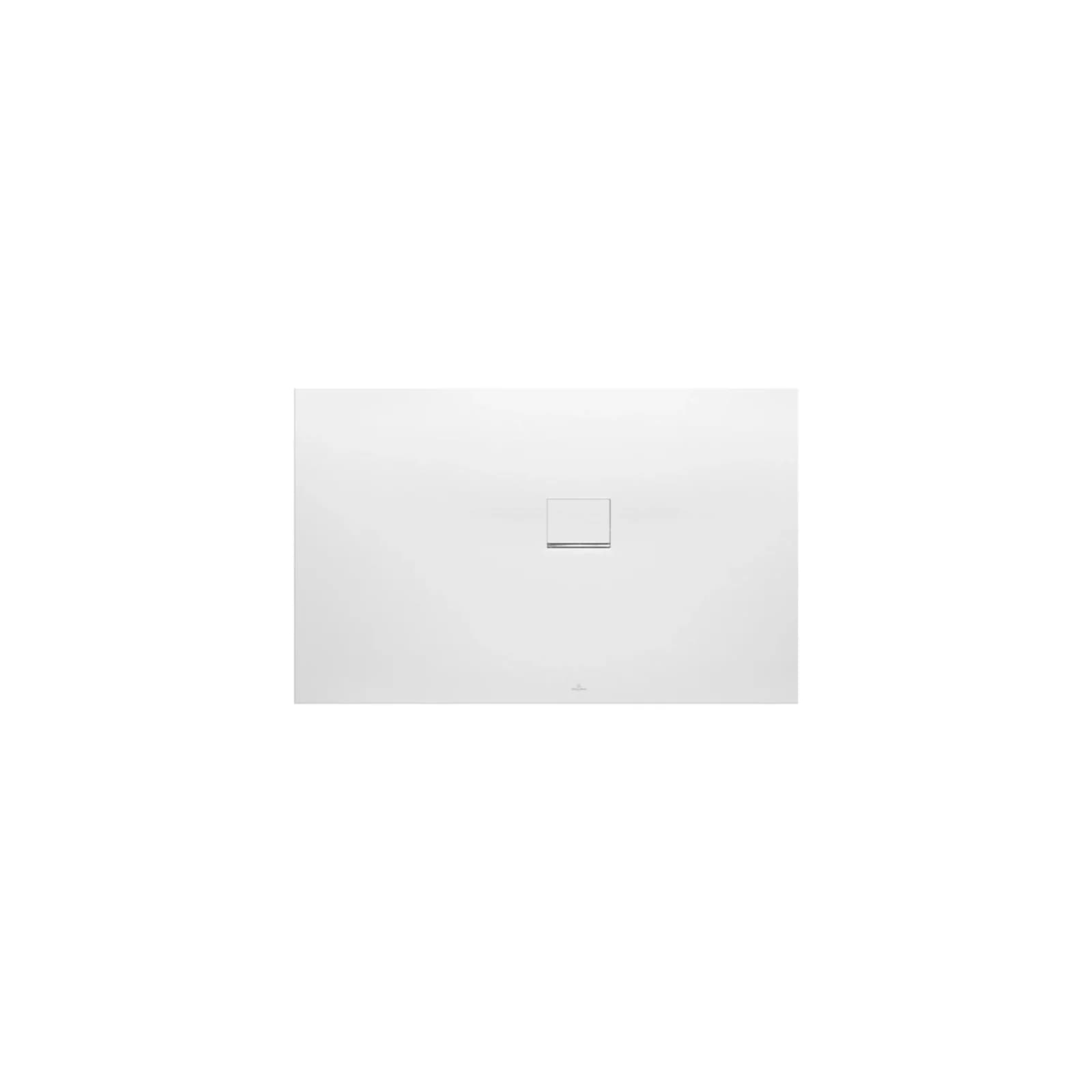 Villeroy und Boch Squaro Infinity Duschwanne Stone White Eck-Einbau