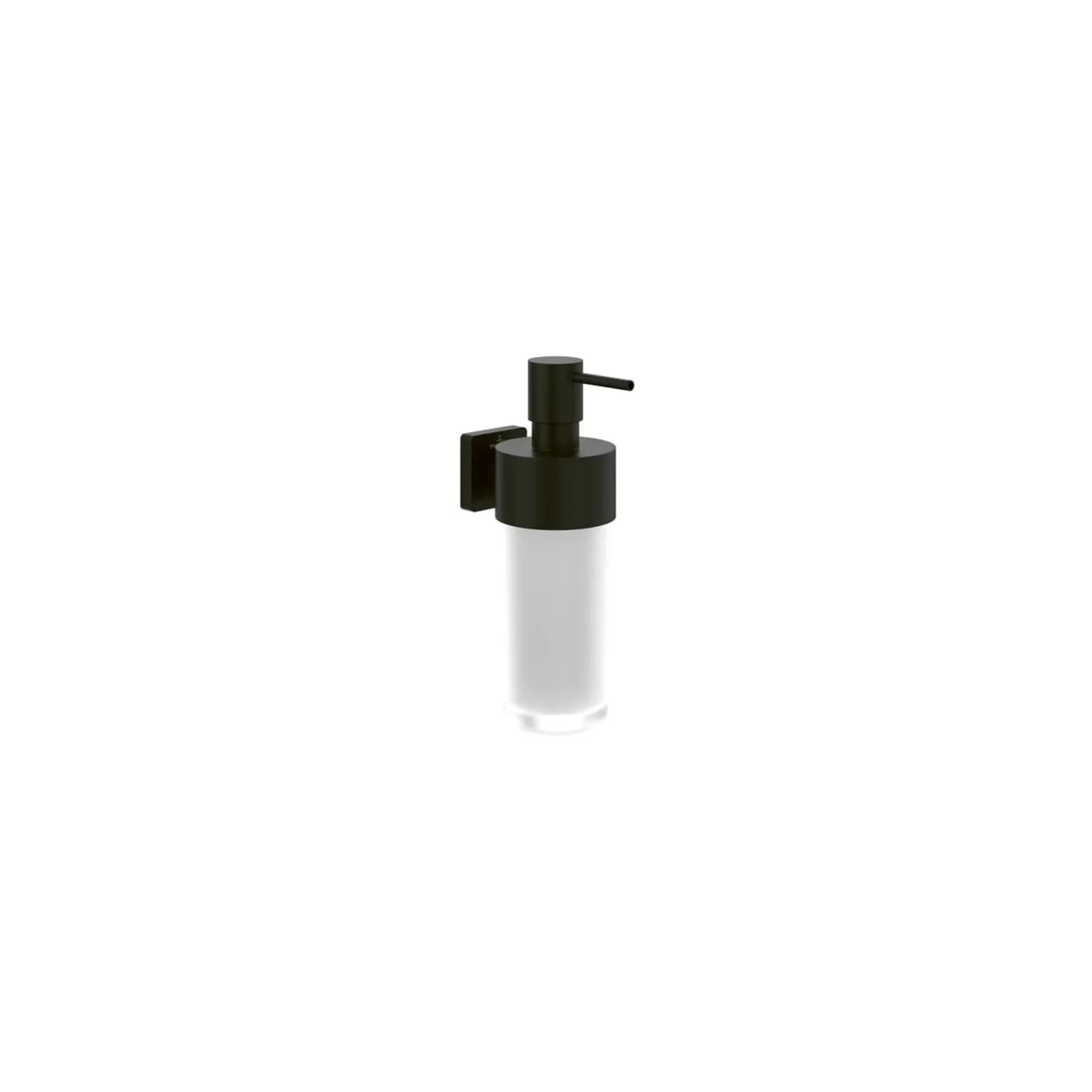 Eleganter Seifenspender aus Messing und Glas