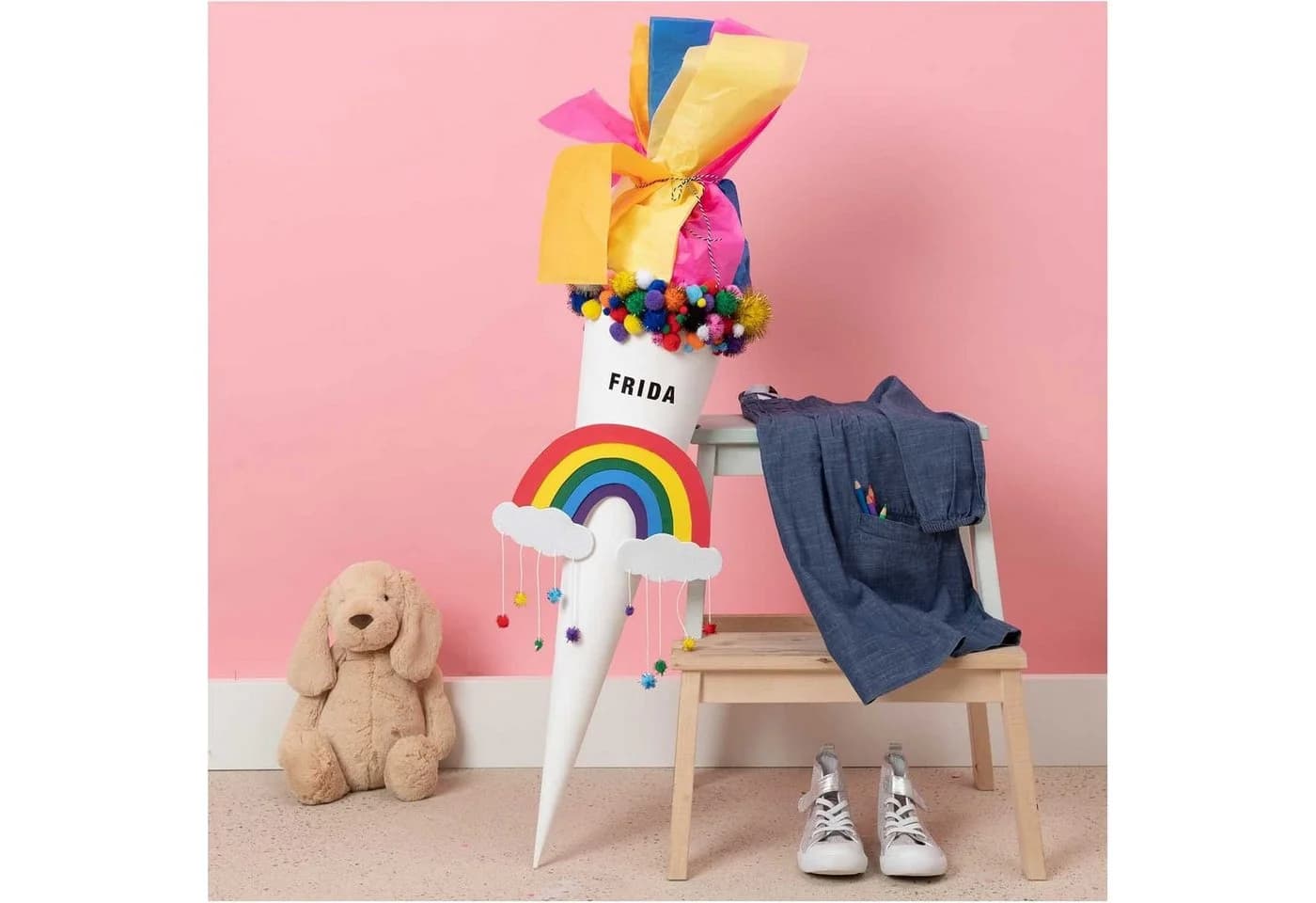 Rico Design Pompons Regenbogen 100 Stück Polyester Bastelmaterial - Bild 4