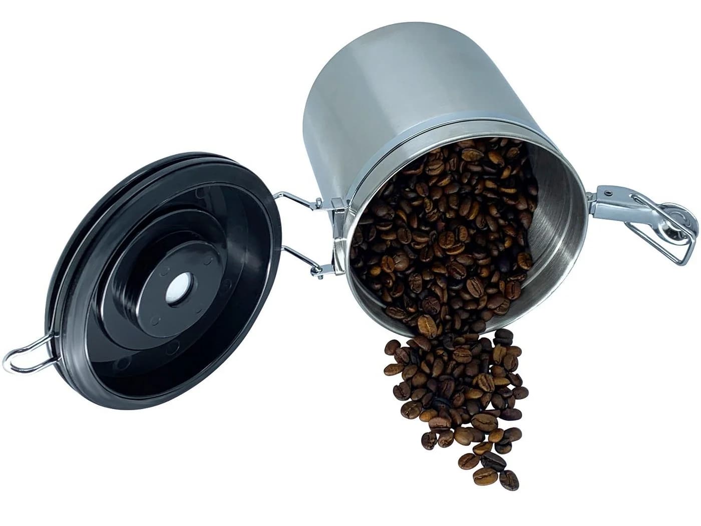 scarlet espresso Kaffeedose Edelstahl Luftdicht mit Aromaventil