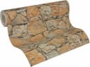 Living Walls Vliestapete Steinoptik Braun Grau Matt Strukturiert Bild 3