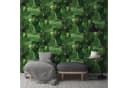 living walls Vliestapete Neue Bude 2.0 Tropisch Floral Grün/Schwarz Bild 1