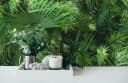 living walls Vliestapete Neue Bude 2.0 Tropisch Floral Grün/Schwarz Bild 5