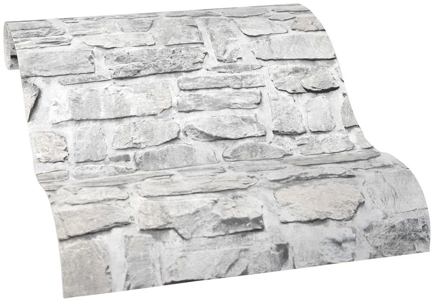 living walls Vinyltapete Pop Up Panel 3D Steinoptik Grau Selbstklebend - Bild 3