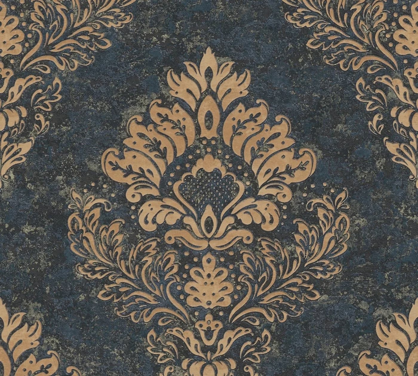 Livingwalls Vliestapete Metropolitan Stories 2 Barock Blau Gold - Bild 2