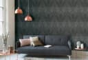 living walls Vliestapete My Home My Spa Grau/Schwarz Barock Ornament Glitzer Bild 2
