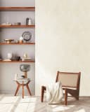 Moderne Grafiktapete in Creme Beige, Vinyl und Vlies, 53x1005 cm Bild 5