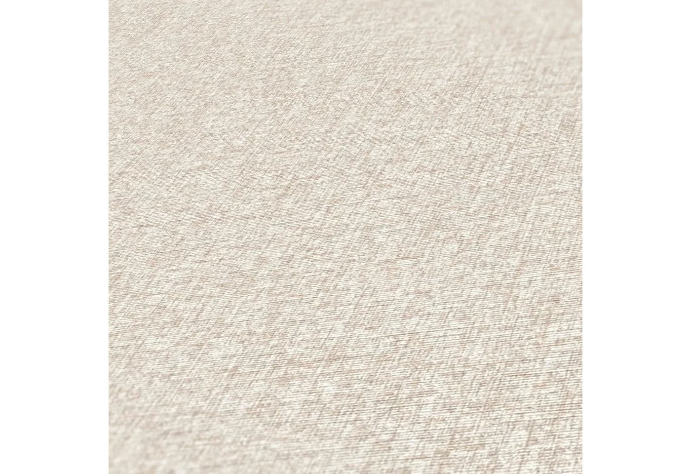living walls Vliestapete Famous Garden Uni Grau Beige Struktur - Bild 5