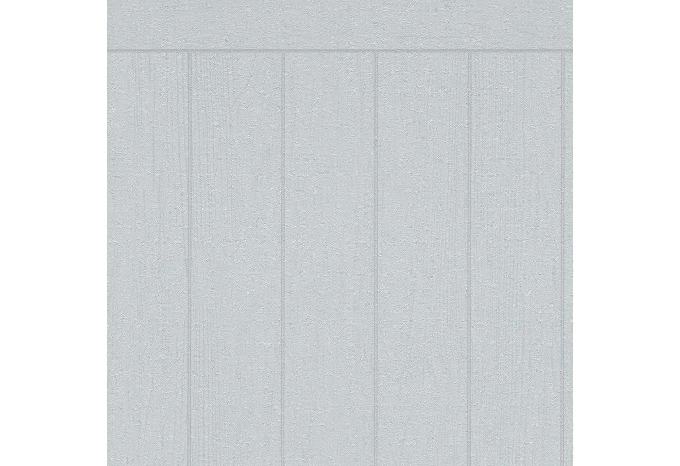 living walls Vliestapete Holz-Optik Grau Strukturiert