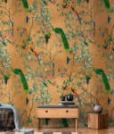 living walls Fototapete THE WALL III Vogel-Tapete Modern Bunt Bild 2