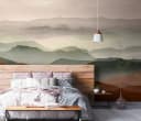 Living Walls Fototapete THE WALL III Landschaft Tapete Himmel Nebel Bild 2